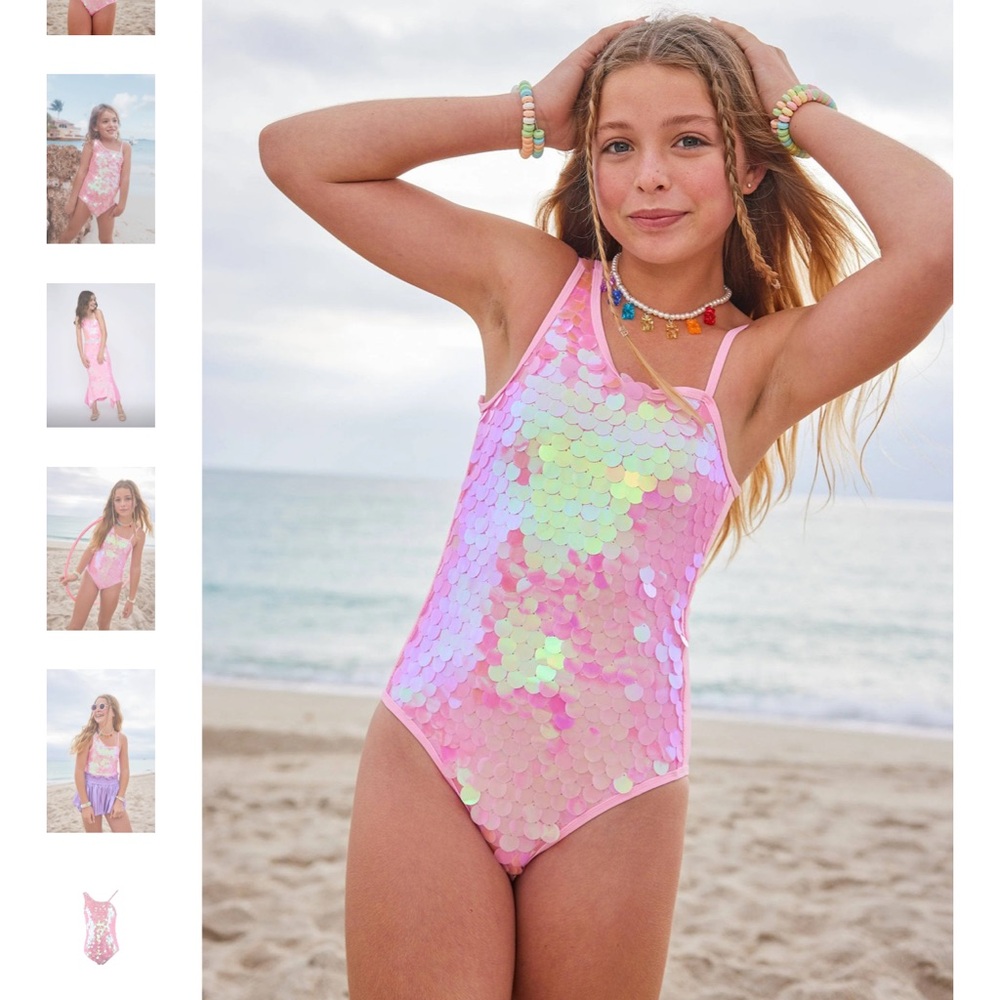 Lola and the boys girls bathing suit
